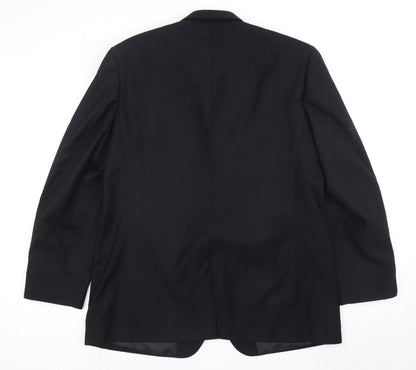 Mens UK Size 46 Burton Regular Black Suit Jacket