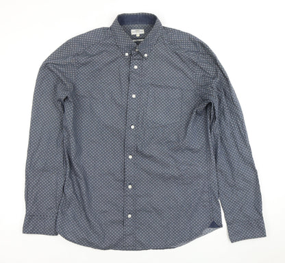 Mens UK Collar Size M NEXT Smart Blue  Dress Shirt