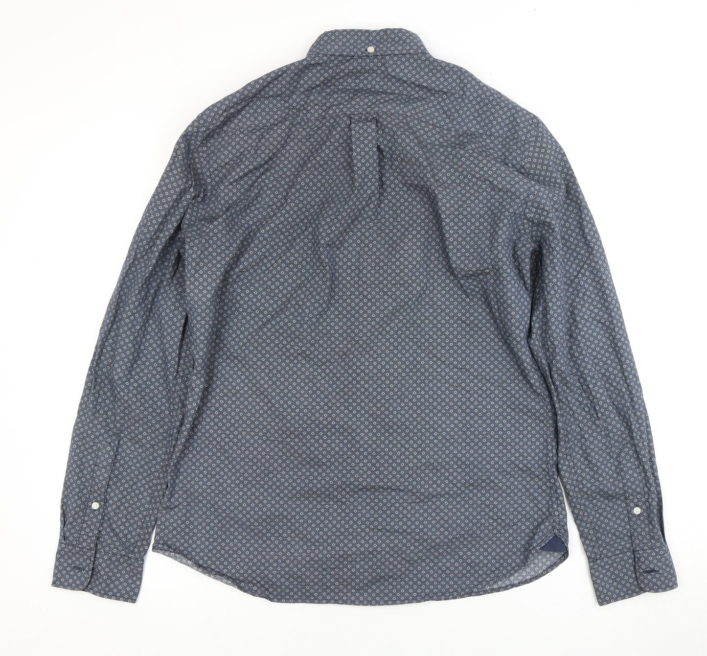 Mens UK Collar Size M NEXT Smart Blue  Dress Shirt