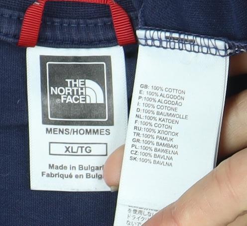 The North Face Men's Blue Short Sleeve T-Shirt XLT