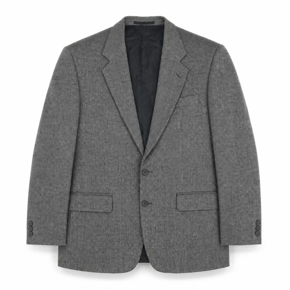 Mens UK Size 40 Vintage Regular Grey Suit Jacket