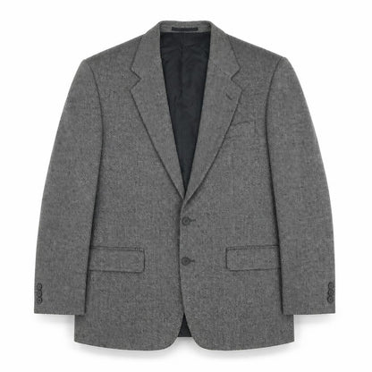 Mens UK Size 40 Vintage Regular Grey Suit Jacket