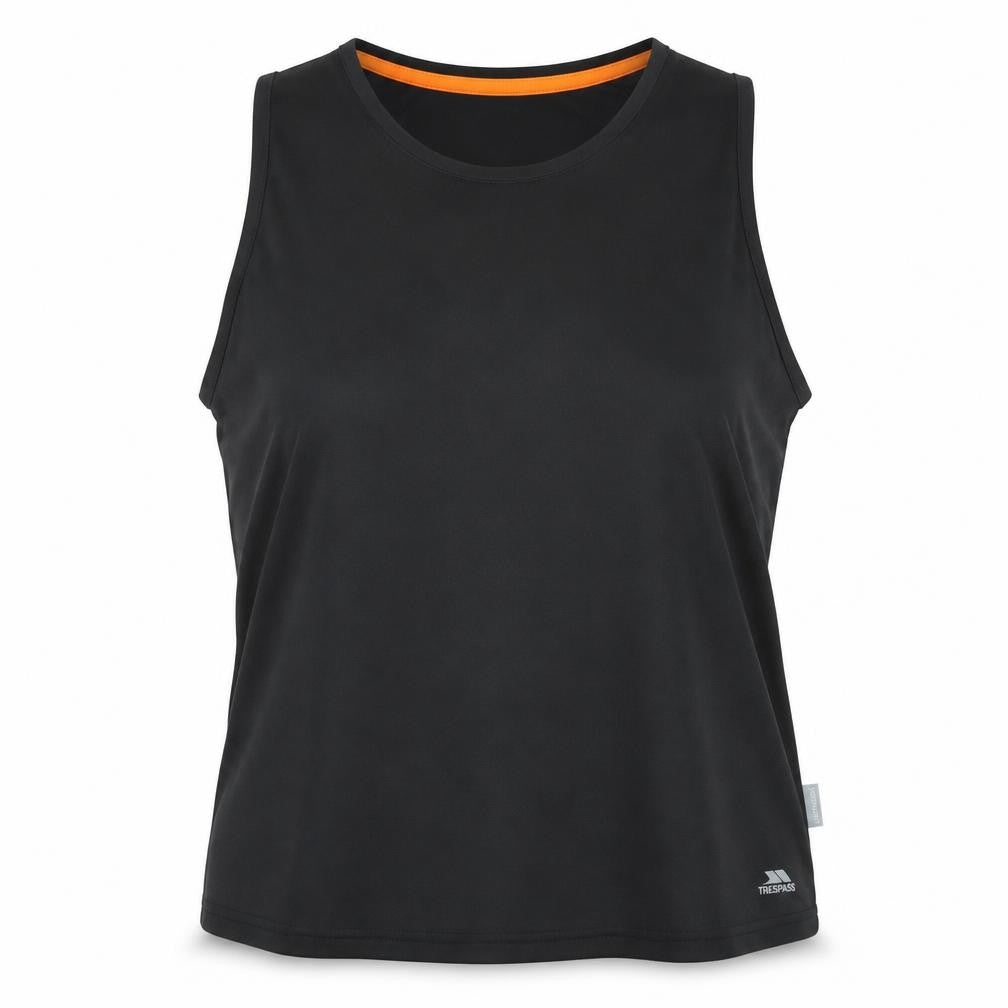 Unisex Adults UK Size 2XL Trespass Black Gym & Training Running & Jogging Tank