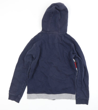 Jack Wills Boys Blue Full Zip Hoodie 9-10 Years