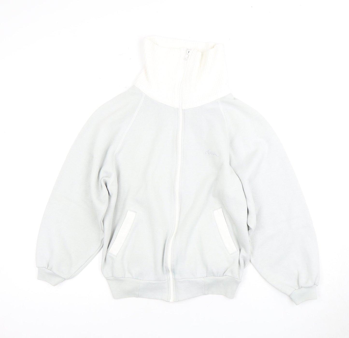 Kash Women's White Zip Sweatshirt Size S