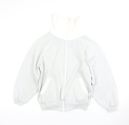 Kash Women's White Zip Sweatshirt Size S
