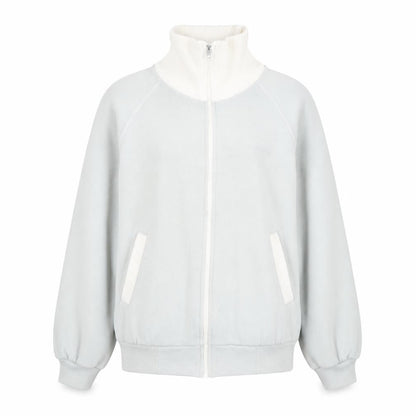 Kash Women's White Zip Sweatshirt Size S
