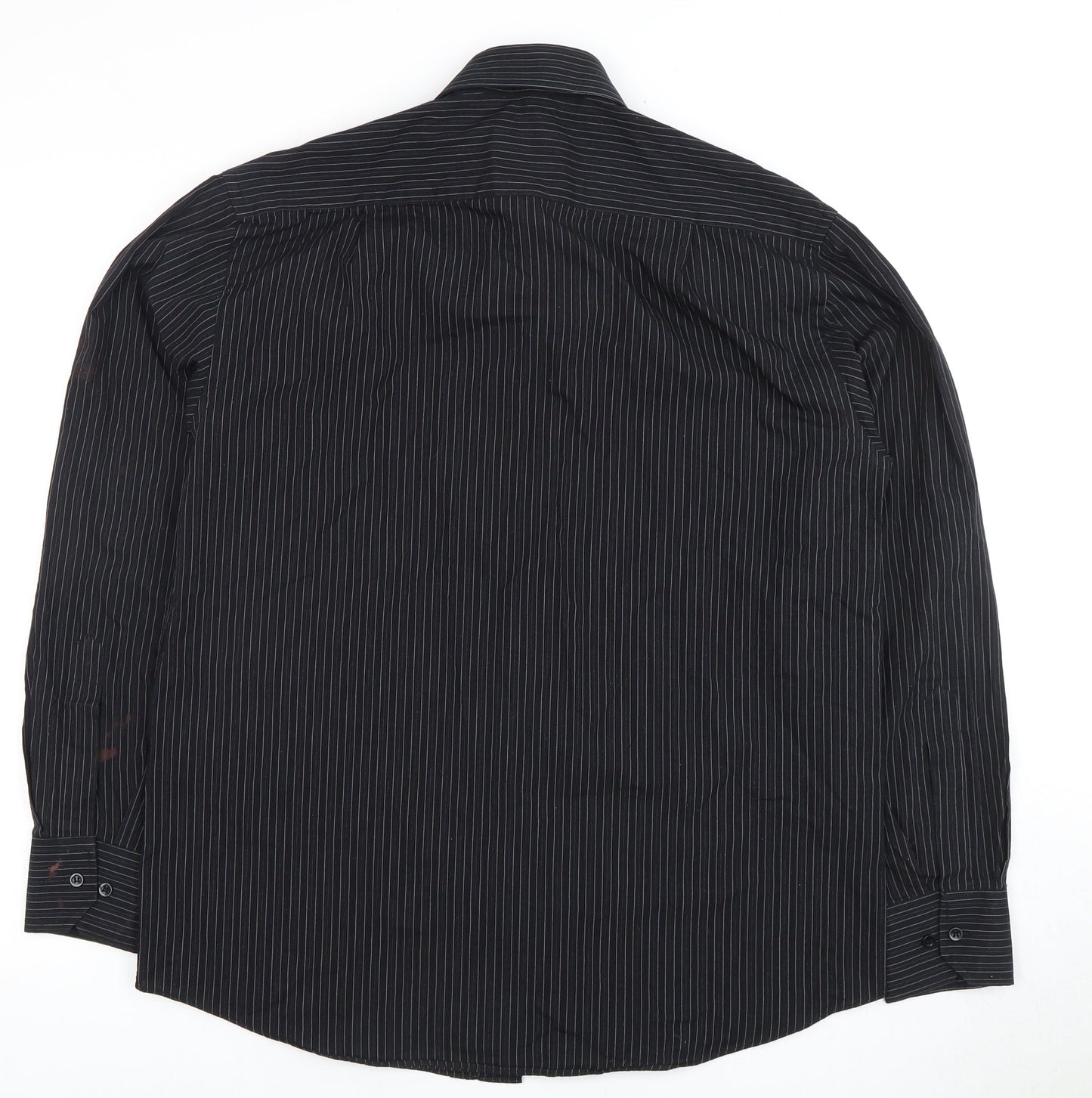 Mens UK Collar Size 15.5 Jack Reid Smart Black  Dress Shirt