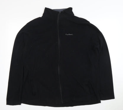 Mens UK Size 3XL Pierre Cardin Black Basic Jacket