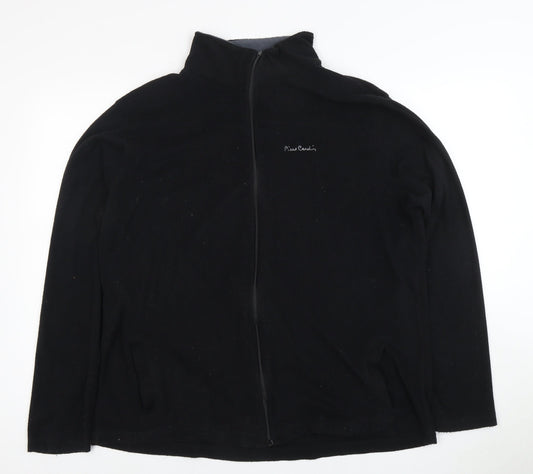 Mens UK Size 3XL Pierre Cardin Black Basic Jacket