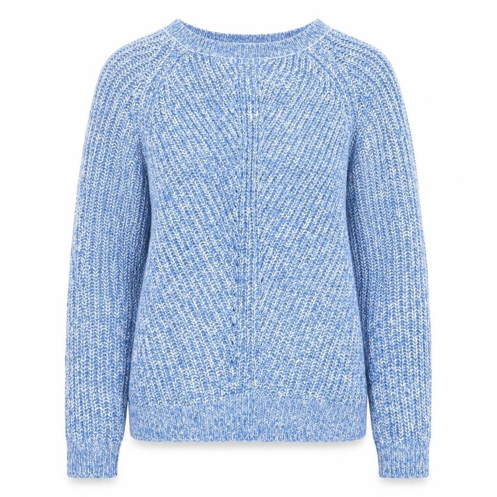 Womens UK Size Size:10 ISLE Blue Pullover Jumper