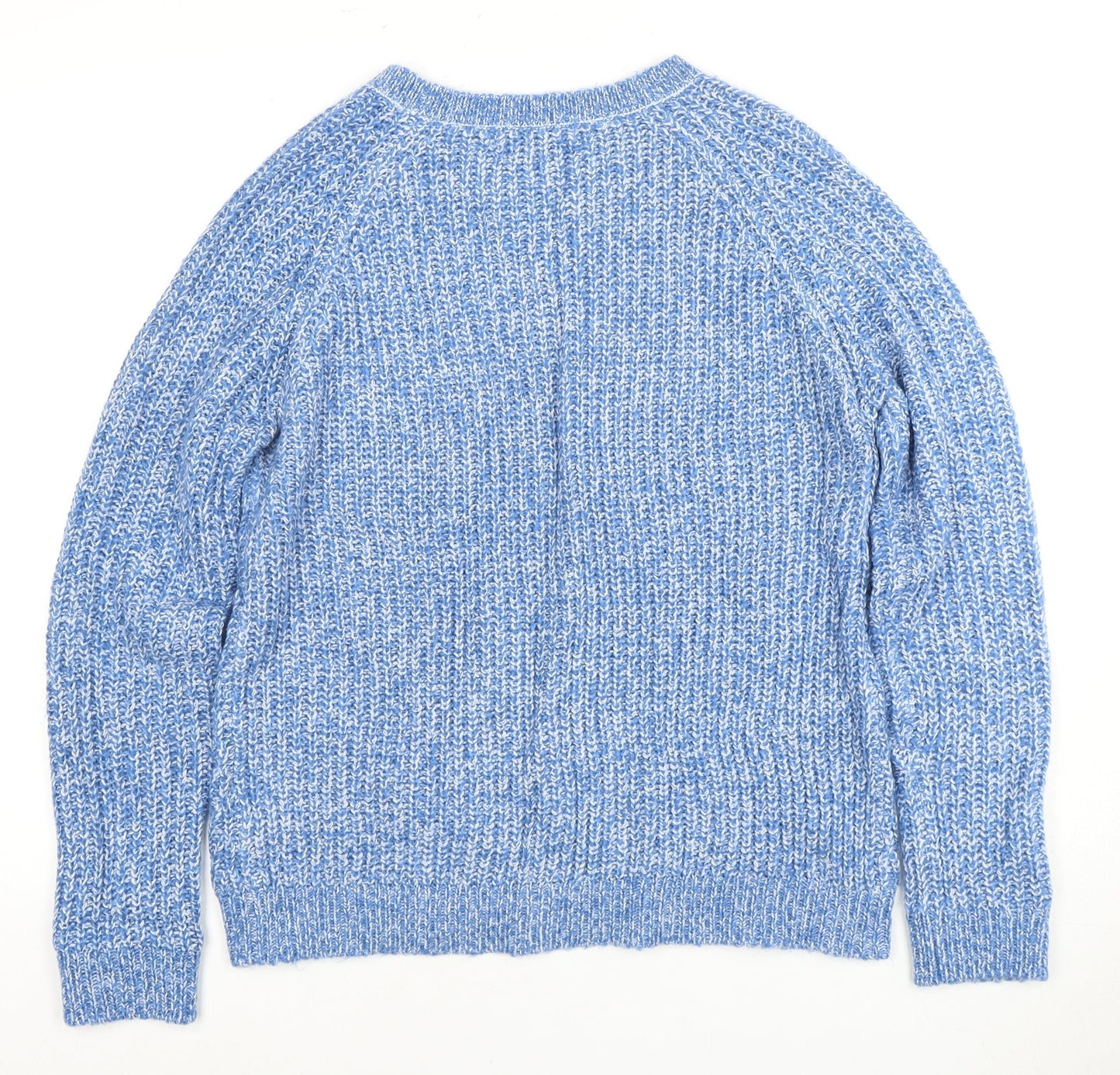 Womens UK Size Size:10 ISLE Blue Pullover Jumper