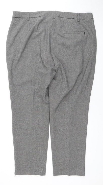 Womens UK Size 16 Marks and Spencer Regular Fit  Grey Trousers