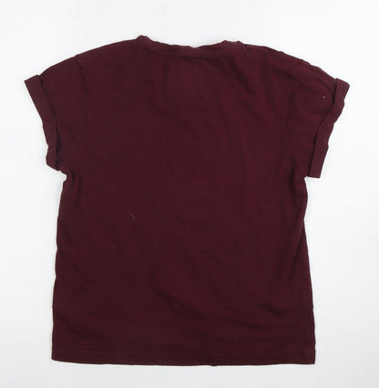 Jack Wills Women's Red T-Shirt Size 8