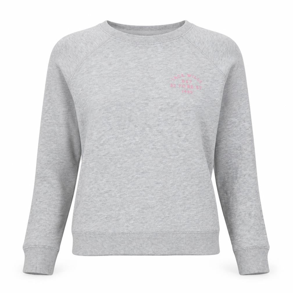 Womens UK Size XS Jack Wills Grey Pullover Sweatshirt