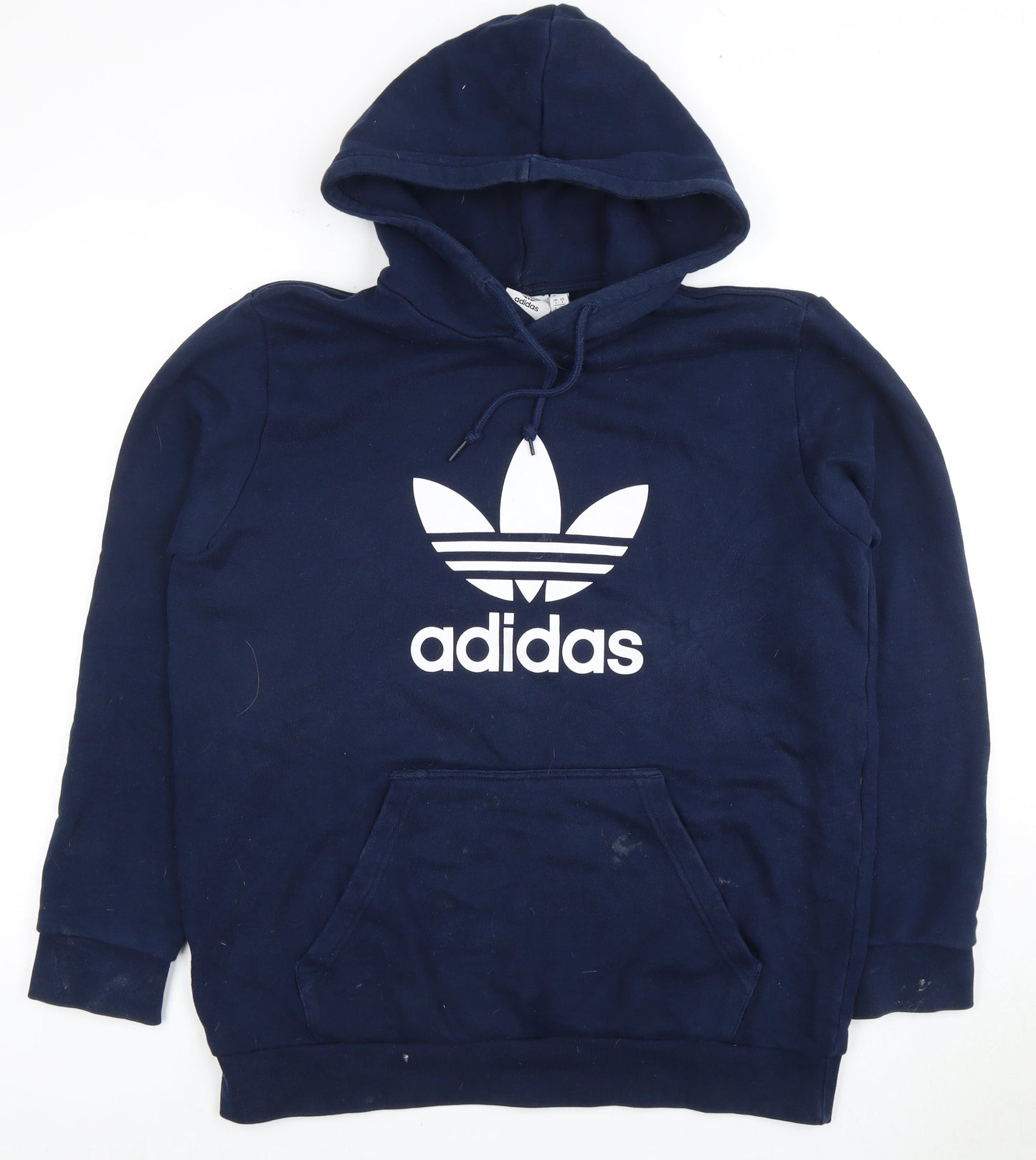 Adidas Men's Blue Pullover Hoodie L