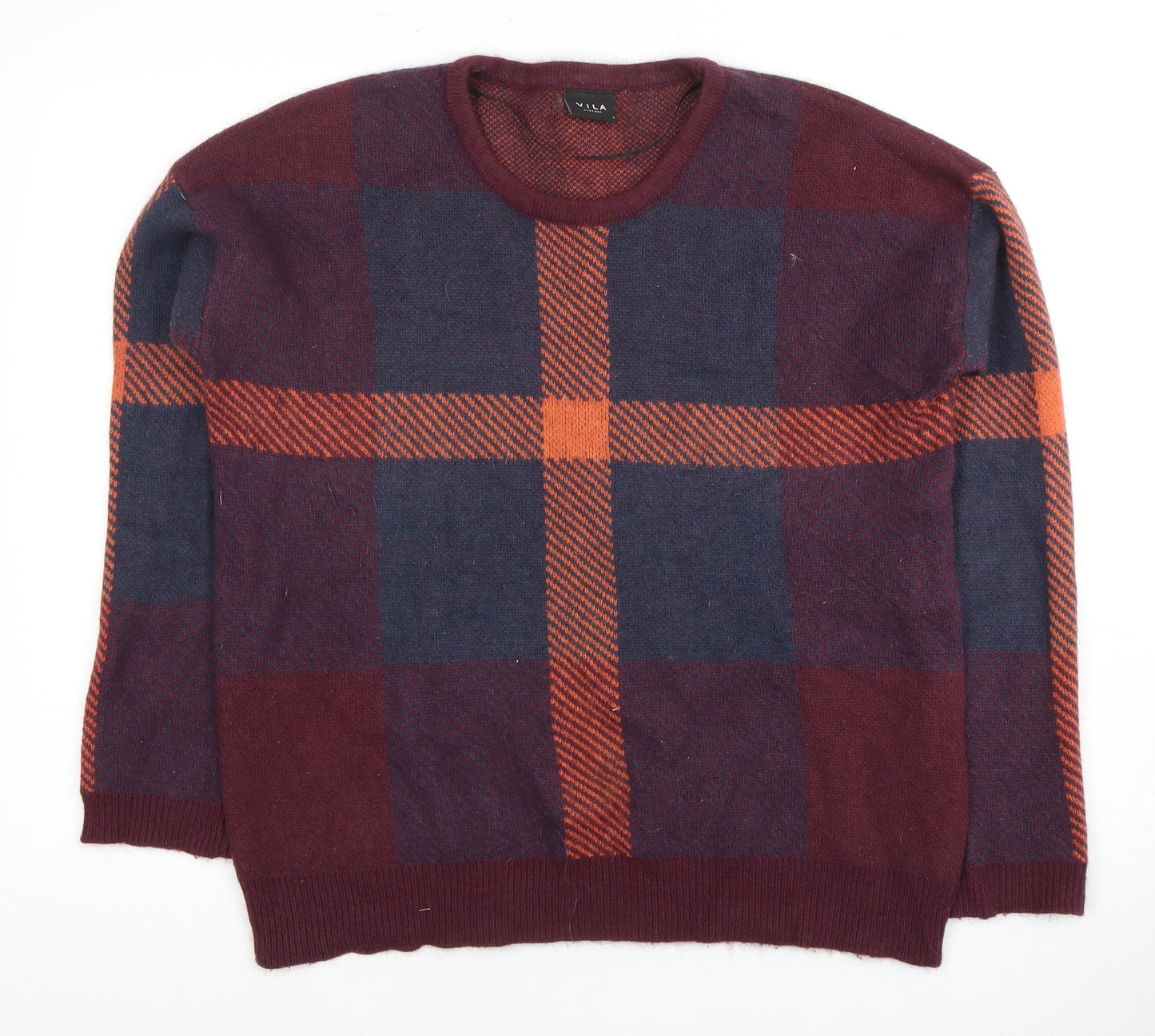 Womens UK Size L VILA Multicoloured Pullover Jumper
