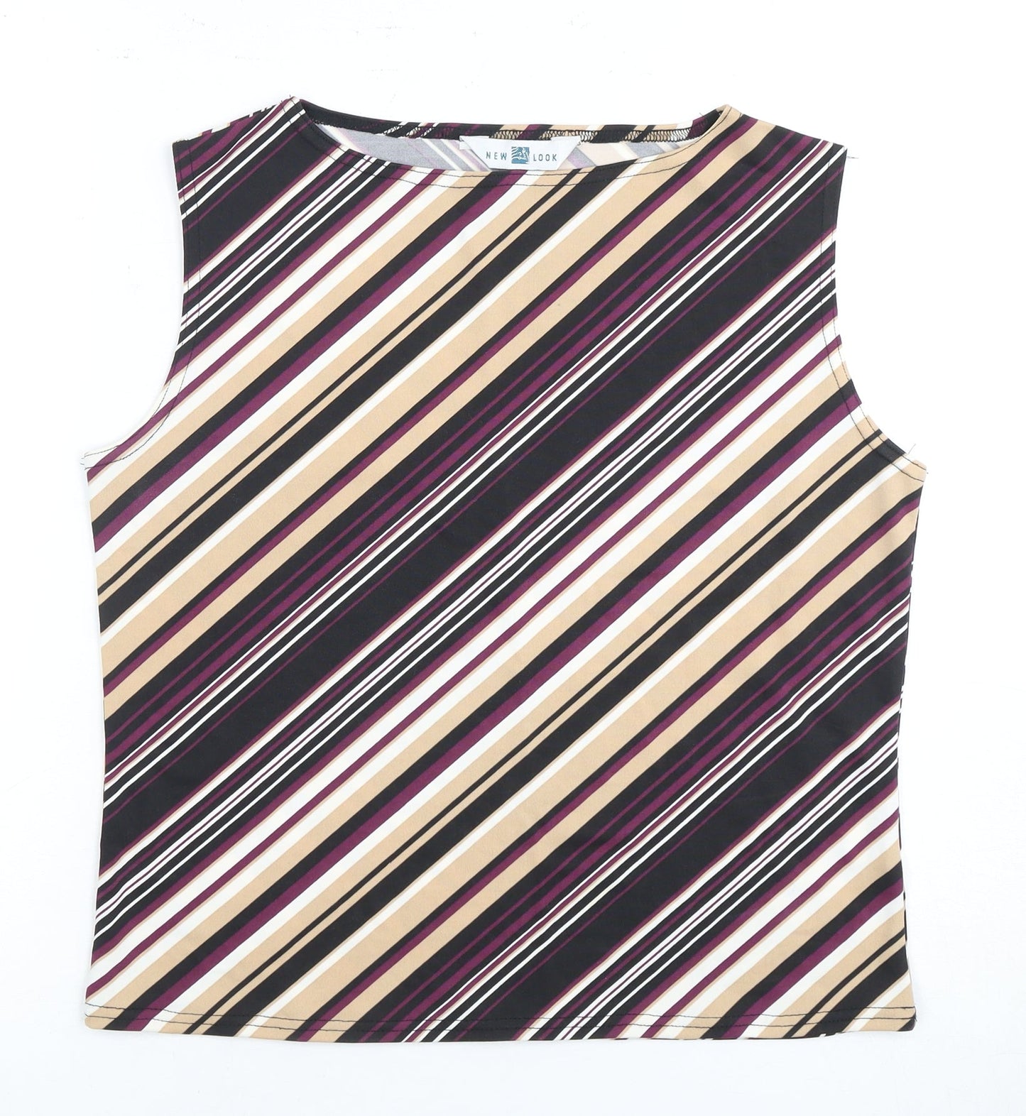 Womens UK Size 16 New Look Multicoloured Basic Tank