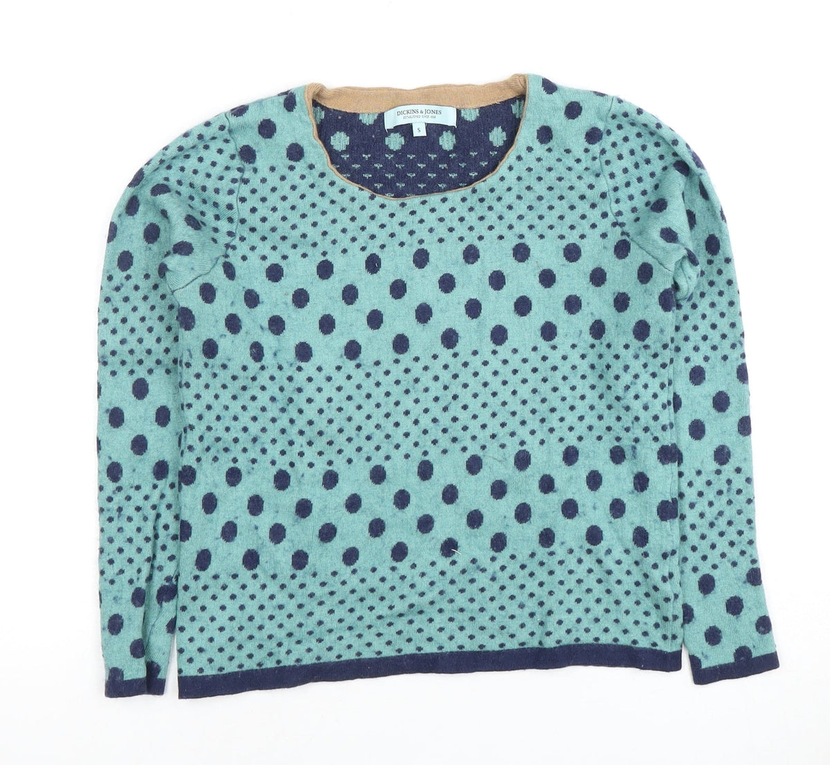 Womens UK Size S Dickins & Jones Multicoloured Pullover Jumper