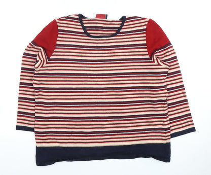 Basler Women's Multicoloured Wool Knit Pullover Jumper Size 18