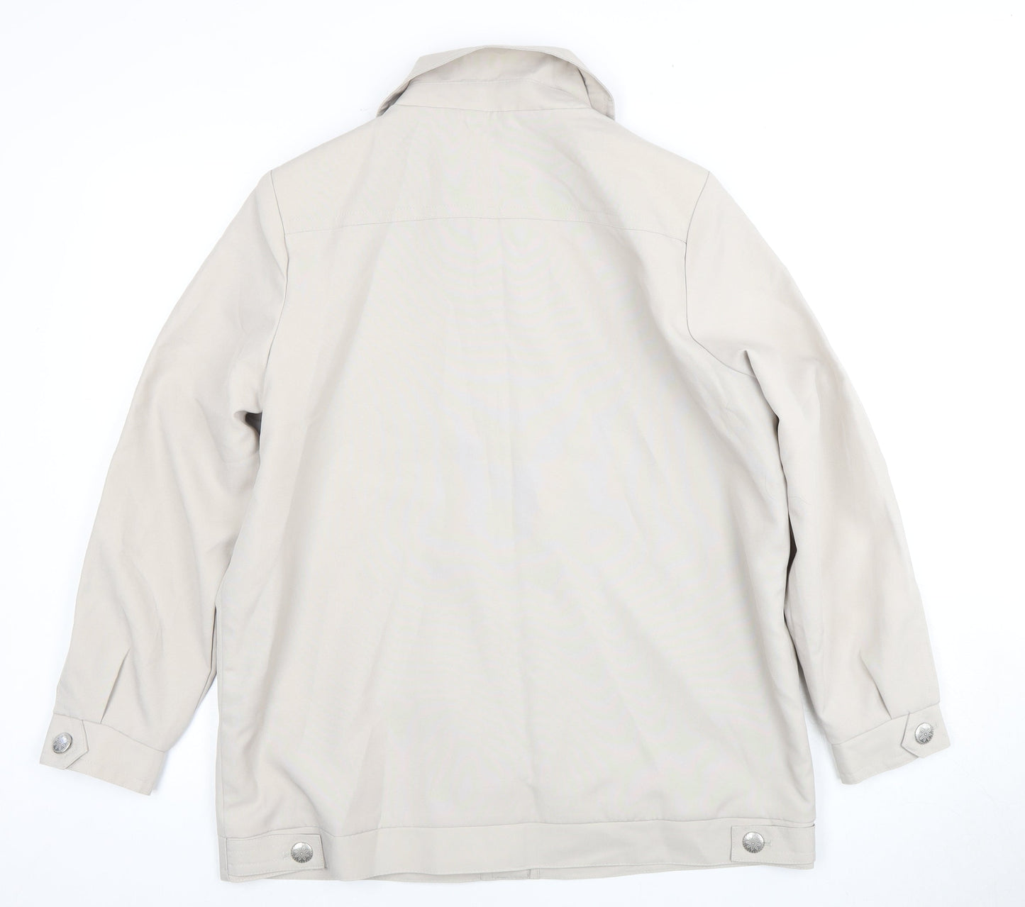 Amber Women's Beige Mid-Length Jacket Size 14