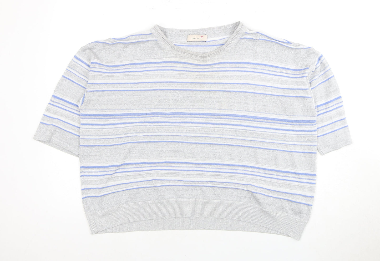 Womens UK Size 20 Marks and Spencer Multicoloured Basic T-Shirt