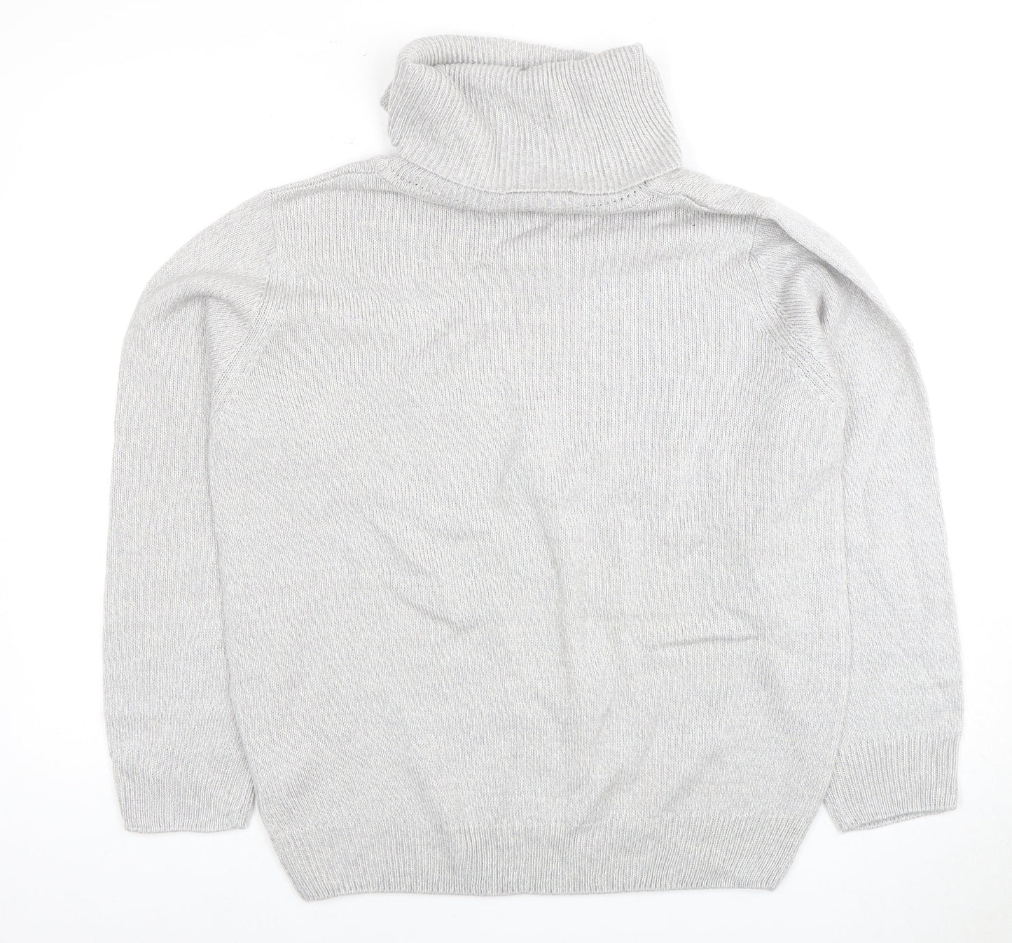 Damart Women's Grey Roll Neck Jumper Size 18