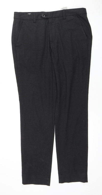Jack & Jones Men's Black Trousers - Size 31, Classic Style