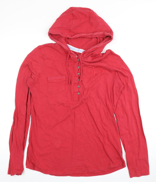 Crew Clothing Co. Women's Red Pullover, Size 14, Cotton