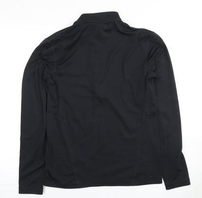 Wilson Men's Black S Casual Pullover 1/4 Zip Top