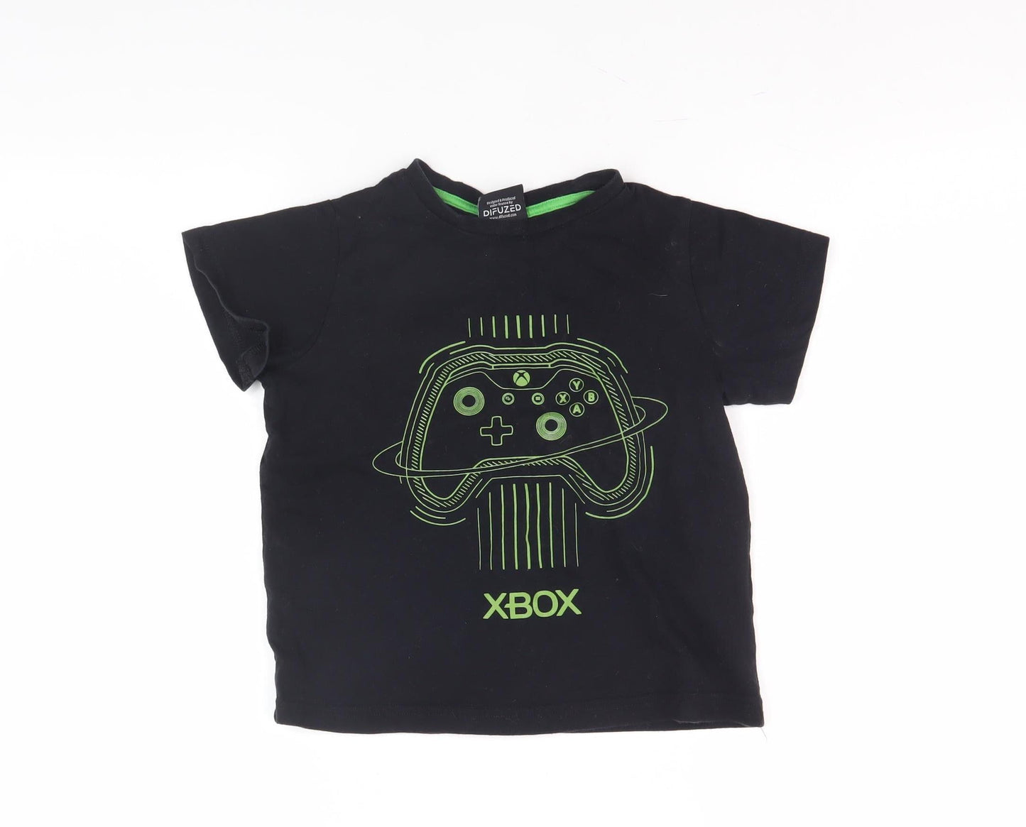 Xbox Boys Black Graphic T-Shirt, Age 8, Gaming Style