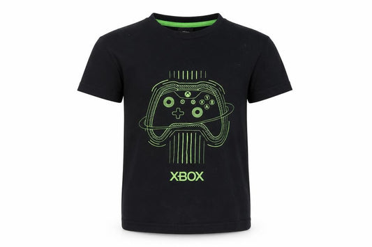 Xbox Boys Black Graphic T-Shirt, Age 8, Gaming Style