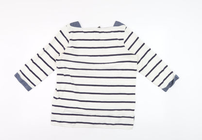 Womens UK Size 10 NEXT White Basic T-Shirt