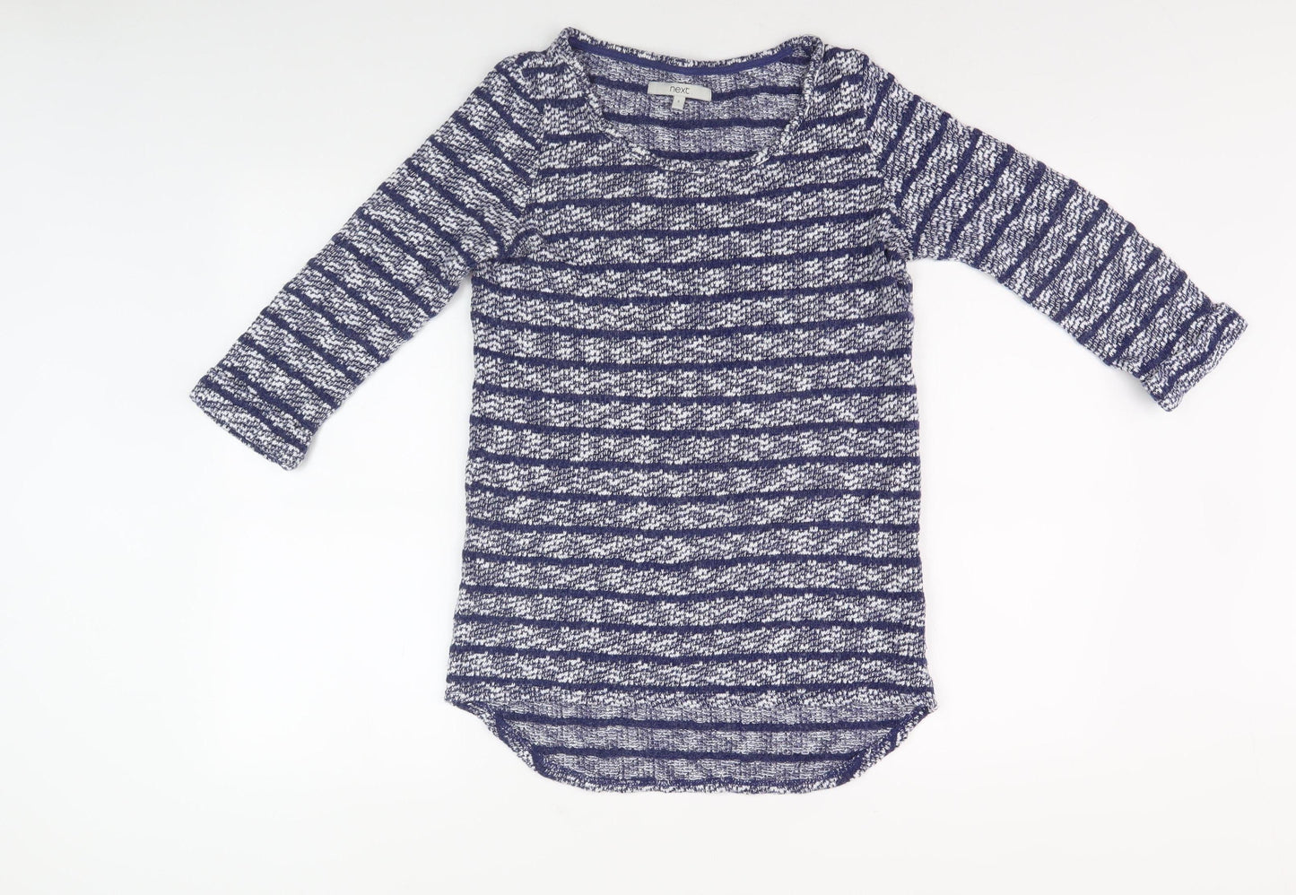 Womens UK Size 8 NEXT Blue Basic Top