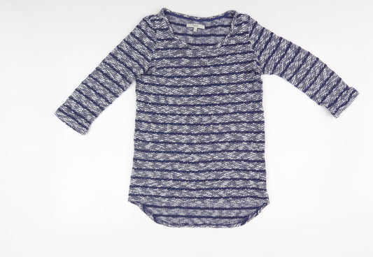 Womens UK Size 8 NEXT Blue Basic Top