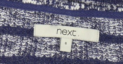 Womens UK Size 8 NEXT Blue Basic Top