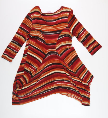 Marks and Spencer Women's Multicoloured A-Line Dress, Size 16