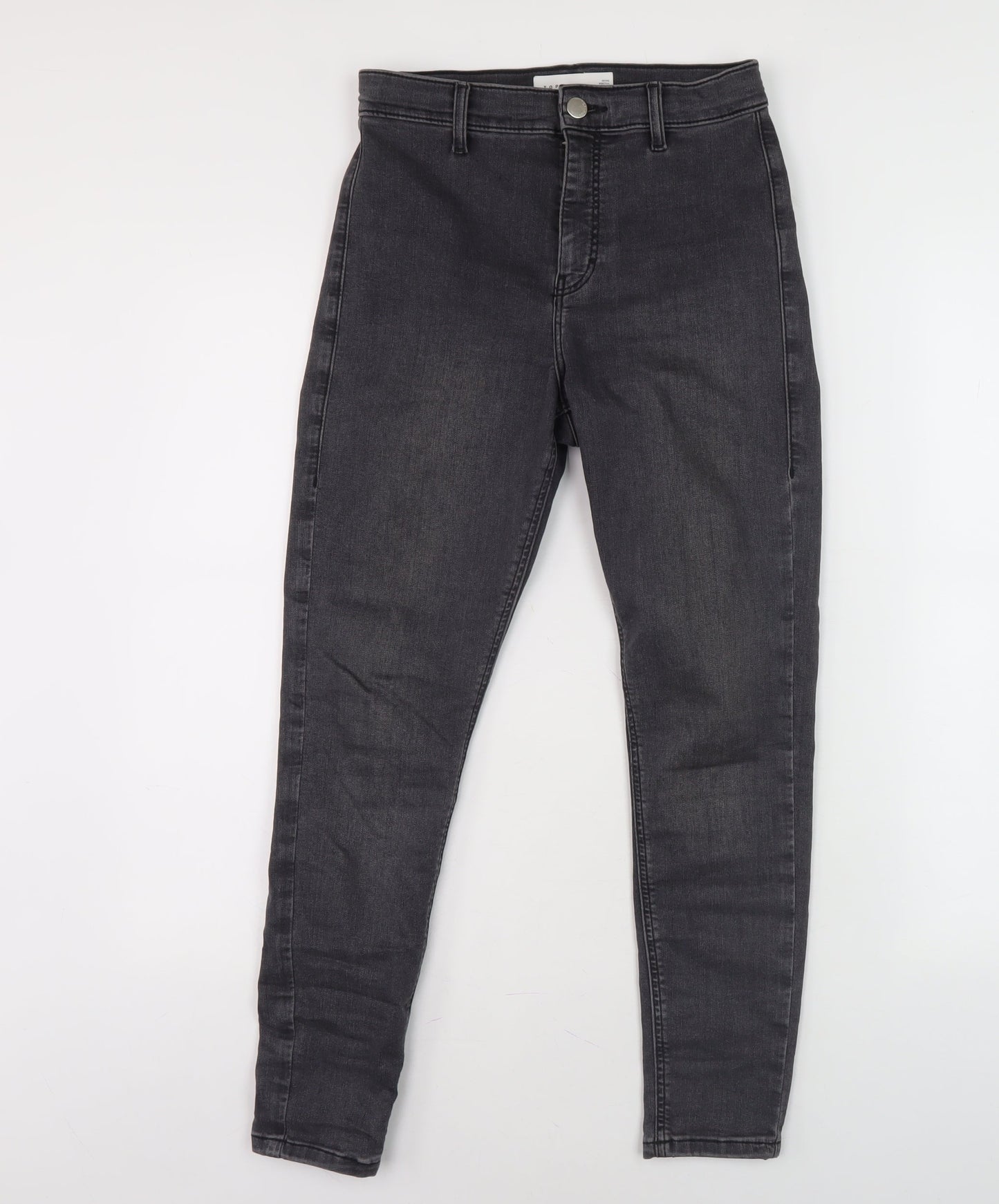Unisex Adultss UK Size 10 Slim Topshop  Skinny Black Jeans