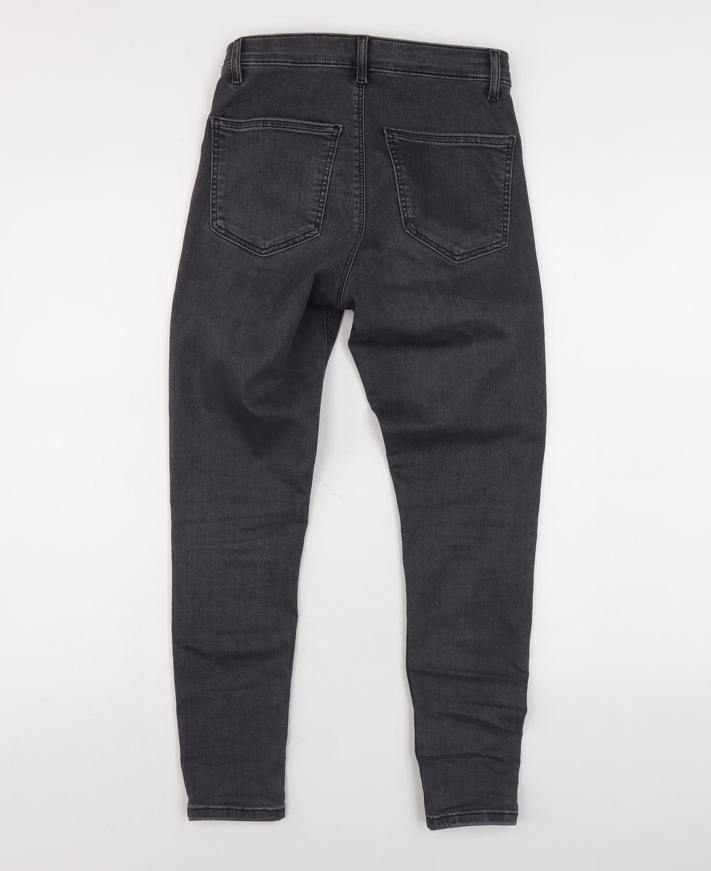 Unisex Adultss UK Size 10 Slim Topshop  Skinny Black Jeans