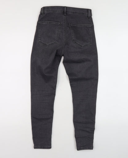 Unisex Adultss UK Size 10 Slim Topshop  Skinny Black Jeans