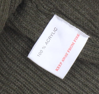 EWM Men's Green Full Zip Jumper, Size L