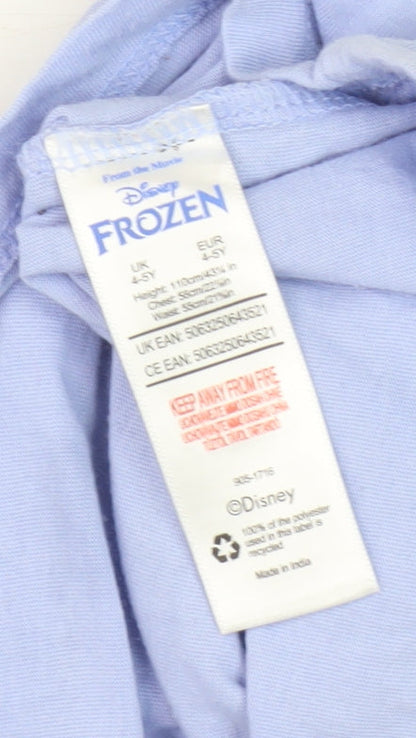 Disney Frozen Girls Blue Tank Top 4-5 Yrs