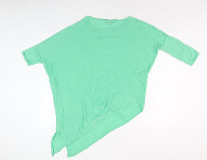 Womens UK Size S Phase Eight Green Tunic Blouse