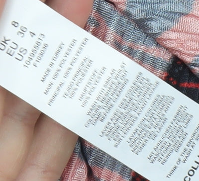 Collusion Women's Multicoloured Skirt, Size 8, Animal Print