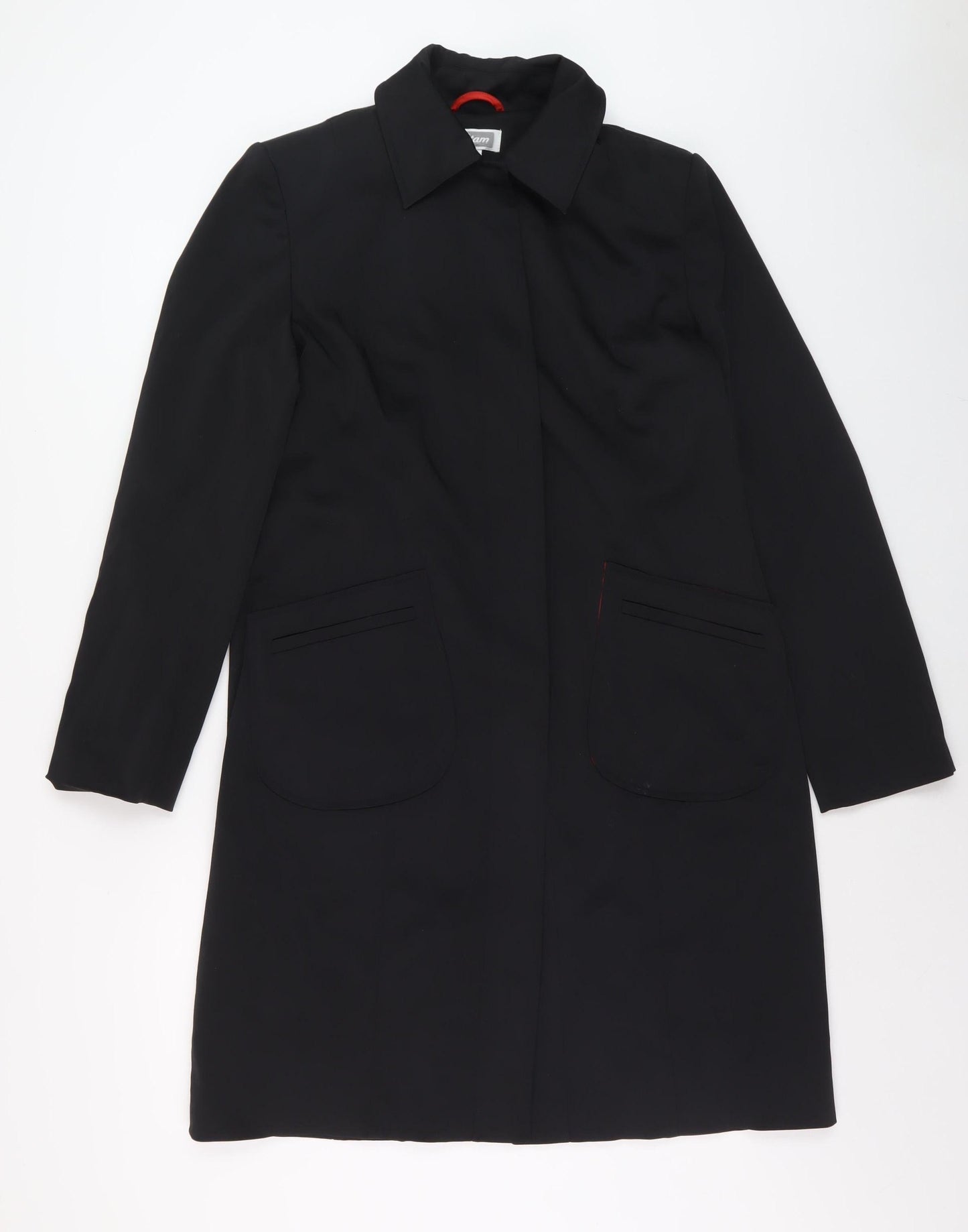 Womens UK Size 14 Etam Black Overcoat