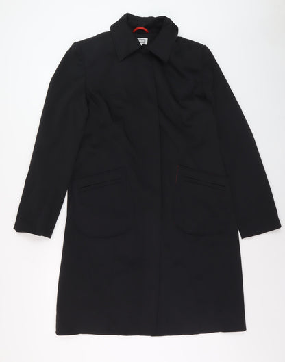 Womens UK Size 14 Etam Black Overcoat