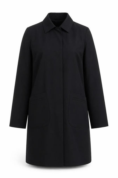 Womens UK Size 14 Etam Black Overcoat