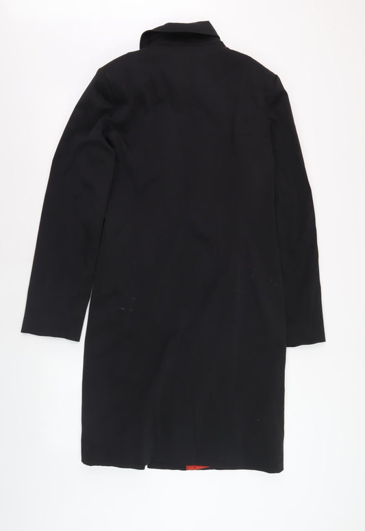 Womens UK Size 14 Etam Black Overcoat