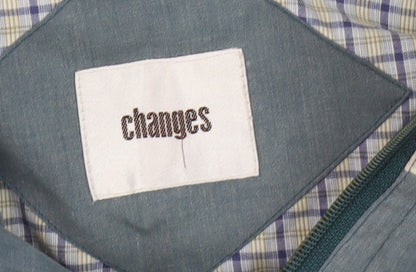 Mens UK Size XL Changes Blue Basic Jacket