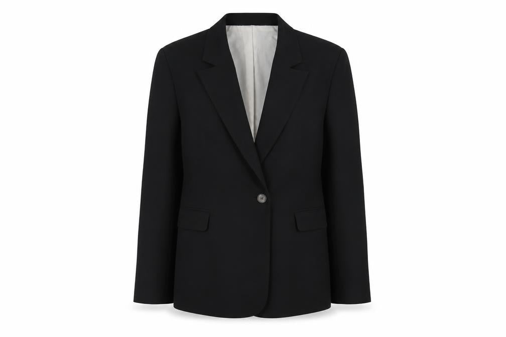 Topshop Women's Black Blazer Size 10 Regular Fit